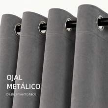 POLIGONO Curtains - Grey - View 5