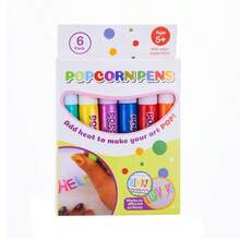 1pc 3D Printed Bubble Pen Popcorn Pen Cotton Pen Bubble Pen Drawing Children DIY Expansion Effect - Multicolor - View 6