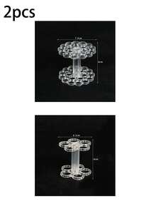 2/1pc Multi-Hole Flower Arranging Tool, For Fixing, Floral Kit, Spiral Vase Positioning Bracket, Home And Wedding Floral Decoration Bouquet Fixing Tool - Multicolor - View 15