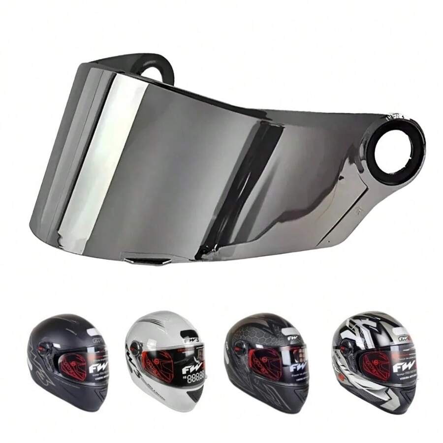 Viseira Capacete Ls2 Ff358 / Fw3 Gt Mormaii Cromada Espelhada Fechado