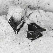 2pcs Punk Spiked Saddle Ear Gauges 316L Stainless Steel Ear Cartilage Piercing Stretchers Jewelry Earrings - 1768 - View 8