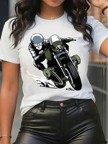 Women T-Shirts - 白色 - 查看 6