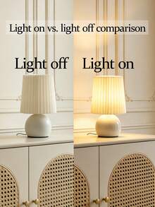 1pc USB Powered High-Quality Desk Lamp, Ins Retro Nordic Style, Suitable For Bedside, Homestay, Multi-Purpose Restaurant, Camping, Minimalist Warm Light Atmosphere Night Light - Multicolor - View 9