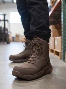 Men Work & Utility Shoes - Brown - View 2