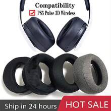 Replacement Ear Pads Cups Earpad Memory Foam Cushions For PS 5 Pulse 3D Wireless Headphones Headset Cooling Gel - View 1