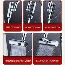 1pc Universal Copper RV Kitchen Faucet With Water-Saving Aerator, 3 Water Modes, Pressurized Extension Tube And Anti-Splash Nozzle - Multicolor - View 6