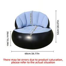 Camping Essential Minimalist Inflatable Chair Quick‑Inflation Valve Portable Inflatable Sofa Comfort Armchair For Campers Lawn Festival Leisure Backyard Outdoor Furniture Accessory - Multiple Styles - View 8