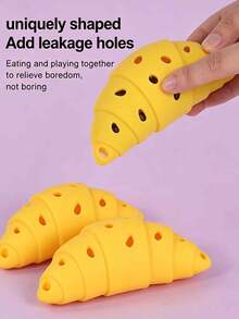 Dog Treat Dispensing Toy, Horn-Shaped, Durable Chew Toy For Puppy Teeth Grinding, Interactive Training Toy - Multicolor - View 2