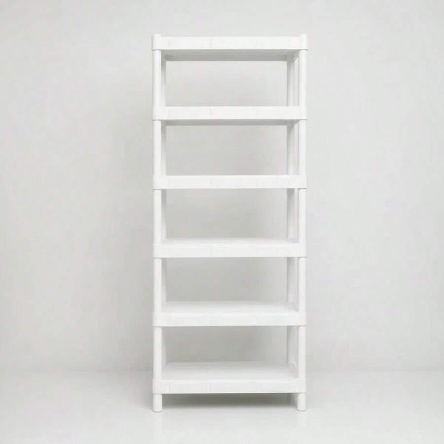 Estante Multiuso Branca 6 Prateleiras Modular com Pés Organizadora - Visão 1