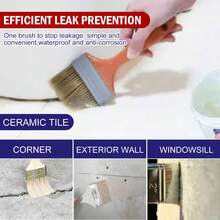 1pc 100/150g All-Scenario Nano Transparent Waterproof Sealant, No Need To Break Tiles To Repair Leaks, Suitable For Exterior Walls, Bathrooms, Floor Gaps, Rainproof, Moisture-Proof, Invisible Waterproofing, Strong Adhesion, Easy Application, Invisible Sealing Waterproof Anti-Leak Wear-Resistant Transparent Sealant - Waterproof Sealant - View 6
