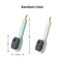 1pc 3-In-1 Cleaning Brush Set, Multi-Function Gap Brush For Home, Kitchen Countertop Stain Removal Squeegee, Scraper And Brush Combo, Cleaning Tool Set, Kitchen Cleaning Utensils, Home Tool Set - Multicolor - View 10