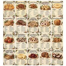 20 Vintage Christmas Dessert Recipe Cards, Holiday Baking Theme Recipe Guide Cards With Ingredients And Instructions, Kitchen Baking Reference Cards, Gift For Bakers And Baking Enthusiasts - A - View 7