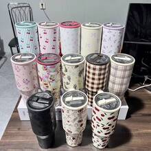 32oz Stainless Steel Vacuum Insulated Sports Water Bottle With Portable Handle And Straw, Suitable For Outdoor Activities - Multicolor - View 1