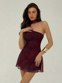 Women Two-Piece Outfits - Garnet - View 4