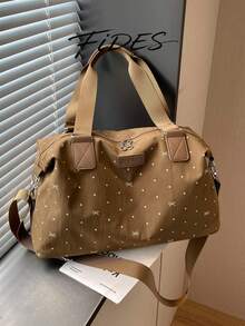 Travel Duffel Bags - Coffee - View 6