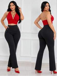 Women Leggings - Black - View 7