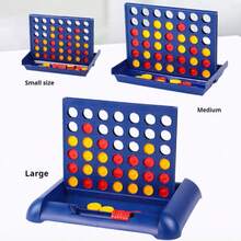 A 3D Portable Four-In-A-Row, Tic-Tac-Toe Desktop Game, Board Game, Multiplayer Game, Suitable For Multiple Players, Can Be Given As A Gift - Multicolor - View 8