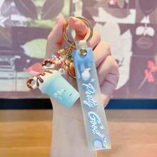 Personalized Creative Ice Cream Shape Keychians For Women Cute Car Bag Keychain Decorate Women Accessories Jewelry - Multicolor - View 9