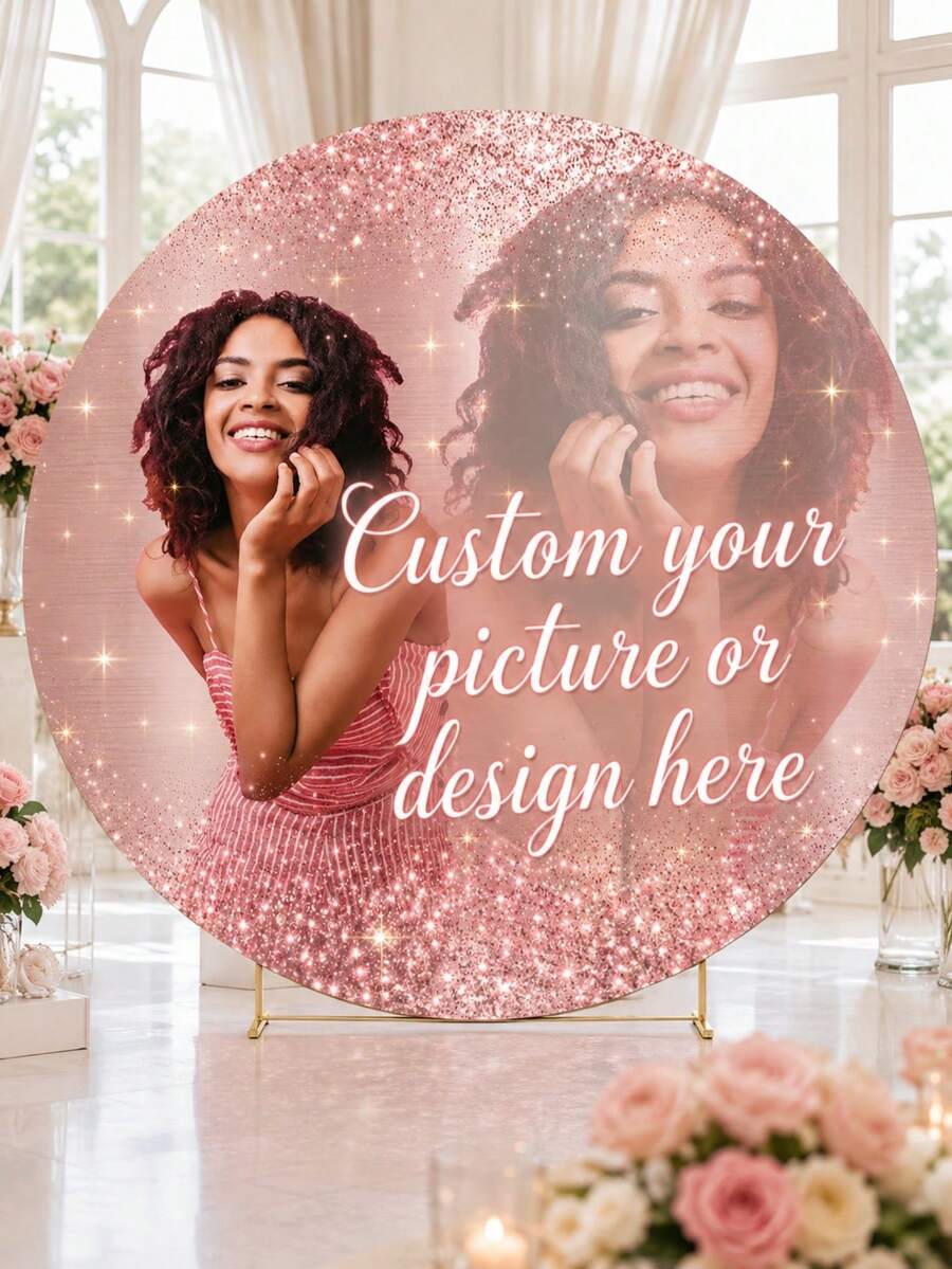 Custom Arch Cover, Suitable For Weddings, Birthdays, Graduations - Elastic Dome Arch Canopy, Customizable, Suitable For Parties, Photo Backdrops, Baby Showers - Arch Cover, Used For Various Celebration Ceremonies - Multicolor - View 1