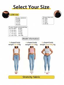 Fashionable & Elegant Minimalist Women's Double-Breasted Slim Fit Flare Leg Jeans, Slimming Casual Spring Fall - Dark Wash - View 6