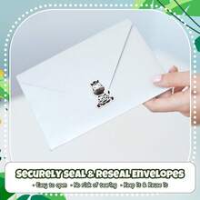 500pcs/Roll Animal Stickers Sitting Zebra Pattern Animal Elephant Hippo Sloth Lion Tiger Giraffe Monkey 1 Inch Stickers Stationery Pencil School Bag Skateboard Decoration Stickers Teacher Training Doodle Label Stickers Cake Baking Envelope Gift Box Seal Stickers For Crafts Scrapbook Materials Notebook Scrapbook Envelope Decoration Sealing Stickers - Multicolor - View 2