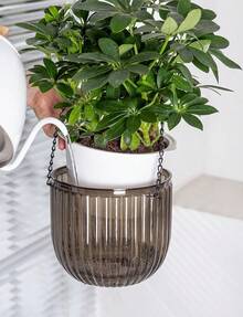 Set Of 2 Hanging Plant Pots, Height 16.5 Cm, Suitable For Placing Plants Indoors And Outdoors - 2pcs - View 6