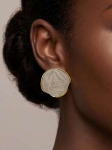 24 Pieces / Sets Of Stainless Steel Earrings, Featuring Geometric, Starfish, Floral, Heart-Shaped And Asymmetrical Designs. (Random Shipment) - Multiple Styles - View 6
