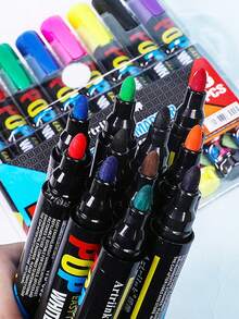 Back To School Season Colorful Whiteboard Marker Set 12 Colors, Erasable Markers, Smooth Writing, Easy To Erase, Multi-Color Ink For Teachers And Students, Perfect For Classroom Use - Multicolor - View 10