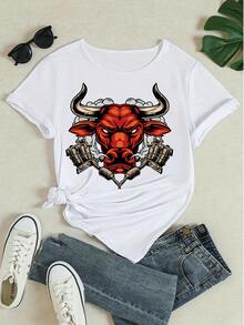 Women T-Shirts - Putih - View 4