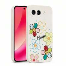 3in1 Is Suitable For 10A Screen Protector, Hand-Painted Flower Dropper, Dot Drill Phone Case, Fingerprint Unlock Full Screen Tempered Film, And Lens Film Combination For Pixel 10 Pro Pixel 11 Pro Pixel 11 Pro XL - Black #3IN1 - View 3