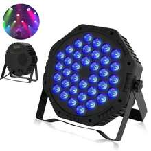 60x3W RGB Full Color LED Stage Light, DMX512 Compatible DJ Light With Voice Control, Lighting For Presentations, Concerts, Parties, Weddings, And Clubs - US A Type Plug(110-127V) - View 1