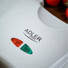 Adler Sandwich Maker, Sandwich Toaster, Panini Press - 750W, Non-Stick Plates, Makes 2 Sandwiches (4 Triangles), Thermostat Control, Vertical Storage - EU E Type Plug(220-240V) - View 4
