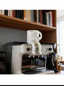 3/1pc Exquisite Movable Coffee Cup, Cute Coffee Bean, Moka Pot, Chocolate Mini Model Decoration, Suitable For Cafe, Living Room, Bedroom, Study, Bar, Home Decor, Leisure And Cozy Atmosphere Fashionable Display Model - / - View 3