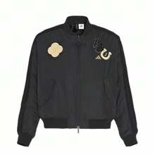 adidas MODERN PADDED BOMBER CNY 飛行員運動休閒百搭龐克寬鬆立領長袖夾克 男款 - 黑色 - 查看 6