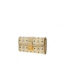 Mcm Tracy Series Printed Ladies Crossbody Clutch Bag With Chain Strap - Beige MYLDSXT01I8001 - View 2