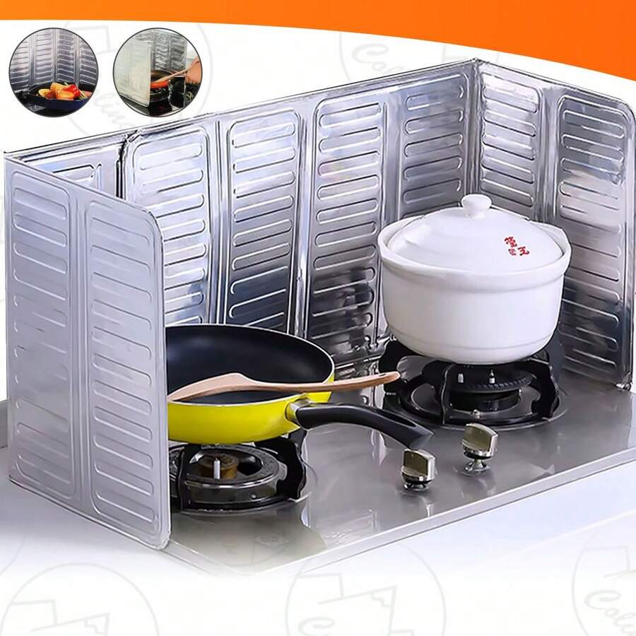 Protetor Para a cozinha Anti-respingos de Aluminio Fogão a Gás, Cozinha