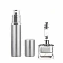 1件精心設計的香水噴霧瓶，便攜式香水補充噴霧器，底部填充迷你旅行香水噴霧瓶，循環香水分配器，100%純玻璃內膽附可視視窗，可輕鬆檢查剩餘香水量，5ml/8ml/10ml可選 - 彩色 - 查看 32