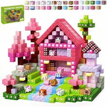 20-300pcs Magnetic Building Blocks Children's Toys, Pink Forest Park Set, With Cute Character Blocks, Princess Magnet Game, Educational Toys, STEM Sensory Gift - Multicolor - View 2