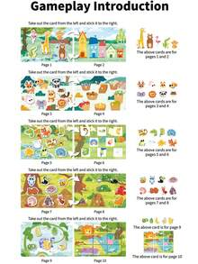 1pc Children's Early Education Quiet Sticker Book, Common Knowledge Cognitive Repeated Word Recognition Educational Montessori Baby Sticker Book Toy - Quiet Book - View 11