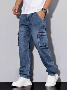 Men Jeans - Blue - View 1