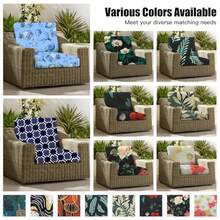 8 fundas de cojín para patio, fundas de cojín elásticas de repuesto, protectores de muebles lavables y reutilizables cama de flores - Multicolor - Ver 5