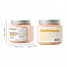 1pc 350g Rice Extract Bath Salt Body Scrub, Added Rice Extract Gentle Exfoliation Body Scrub, Soothes Rough Skin And Evens Skin Tone, Gently Removes Dead Skin Cells To Improve Dullness And Brighten Complexion, Creates Smooth Delicate Radiant Skin Effect, Full Body Skin Renewal Care, Softens Skin, Bath SPA, Regular Body Maintenance - Body Scrub - View 6