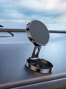 Magnetic Car Phone Holder, Alloy Material, 720° Rotation, Strong Magnetic Suction, Adhesive Base, Suitable For Dashboard, Windshield Or Center Console Installation, Car Dashboard Floating Navigation Phone Holder - Magnetic Bracket - View 6