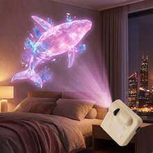Ocean Life LED Projector Light With Shark And Dolphin Patterns ...