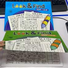 寻找隐藏的图画书、铅笔画、互动搜索和绘画活动书、引人入胜的捉迷藏主题页面（随机分布）、有趣且简单、培养绘画和动手技能、增强专注力和想象力、适合作为圣诞节、生日、派对、新年、万圣节礼物 - 彩色 - 查看 11