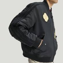 adidas MODERN PADDED BOMBER CNY 飛行員運動休閒百搭龐克寬鬆立領長袖夾克 男款 - 黑色 - 查看 4