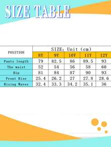 Set 3 Potong Celana Jogging Motif Hati dengan Ikat Pinggang untuk Anak Perempuan Remaja - MultiWarna - View 6