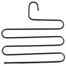 10pcs Premium Multi-Layer Iron Alloy Pants Hangers, Heavy Duty Space-Saving Closet Storage Rack, Sturdy Durable Pants Hanging Rack, High-End Home Bedroom Closet Accessories - Multicolor - View 6