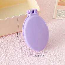 1pc 2-In-1 Foldable Lens Scalp Massage Comb, Mini Lightweight Pocket Hairbrush Tool, Portable Foldable Hairbrush, Suitable For Travel, Outdoor, Sports, Office, School And Daily Care, Practical Beauty Accessory And Graduation Gift - / - View 16