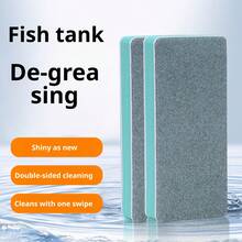 4pcs Aquarium Cleaning Sponges, Fish Tank Glass Cleaner Magic Sponge, Algae & Scale Remover, Scratch-Free Chemical-Free Melamine Foam Brush, Suitable For Freshwater And Saltwater Tanks Aquarium Accessories - View 2